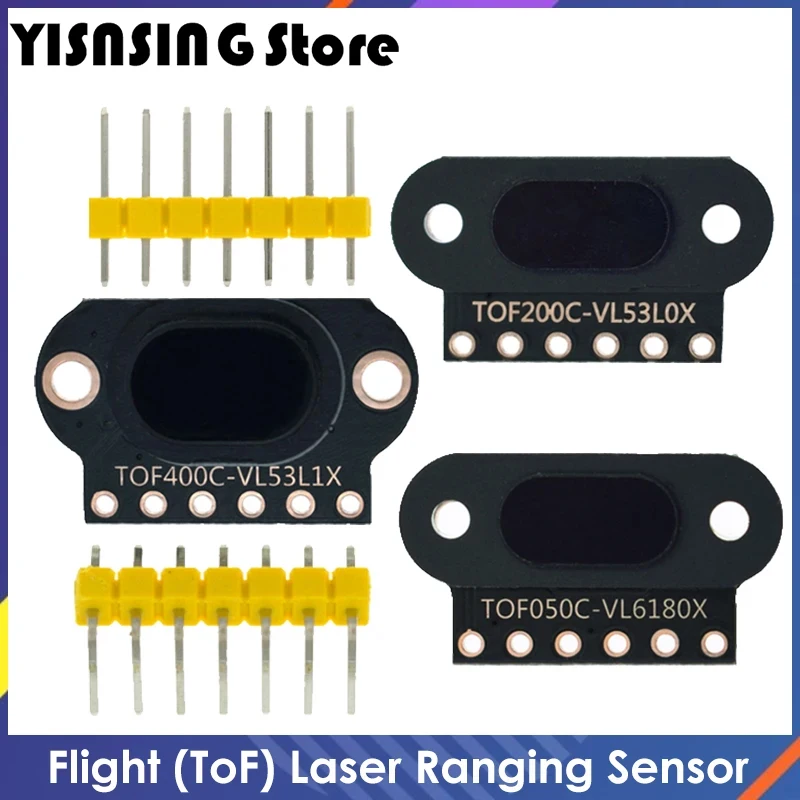 VL6180/VL53L0X/VL53L1X Time of Flight (ToF) Laser Ranging Sensor Module TOF050C TOF200C TOF400C 50CM/2M/4M IIC For Arduino STM32