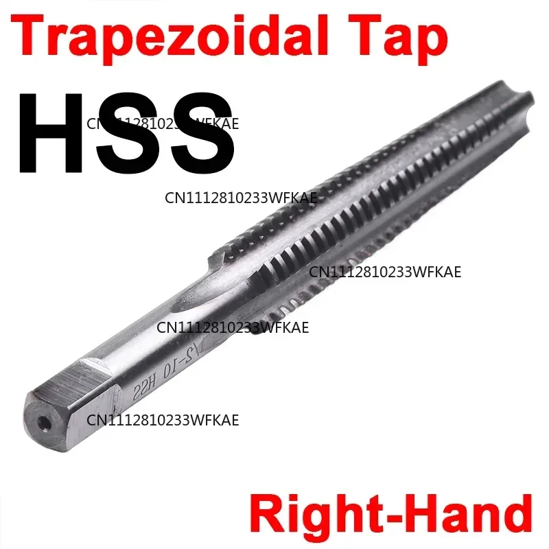 1Pcs 1/2-10 ACME Right Hand Tap 1/2x10 HSS Trapezoidal Tap Precise Thread Cutting Tool For Cast Iron/copper/brass/abrasive Steel