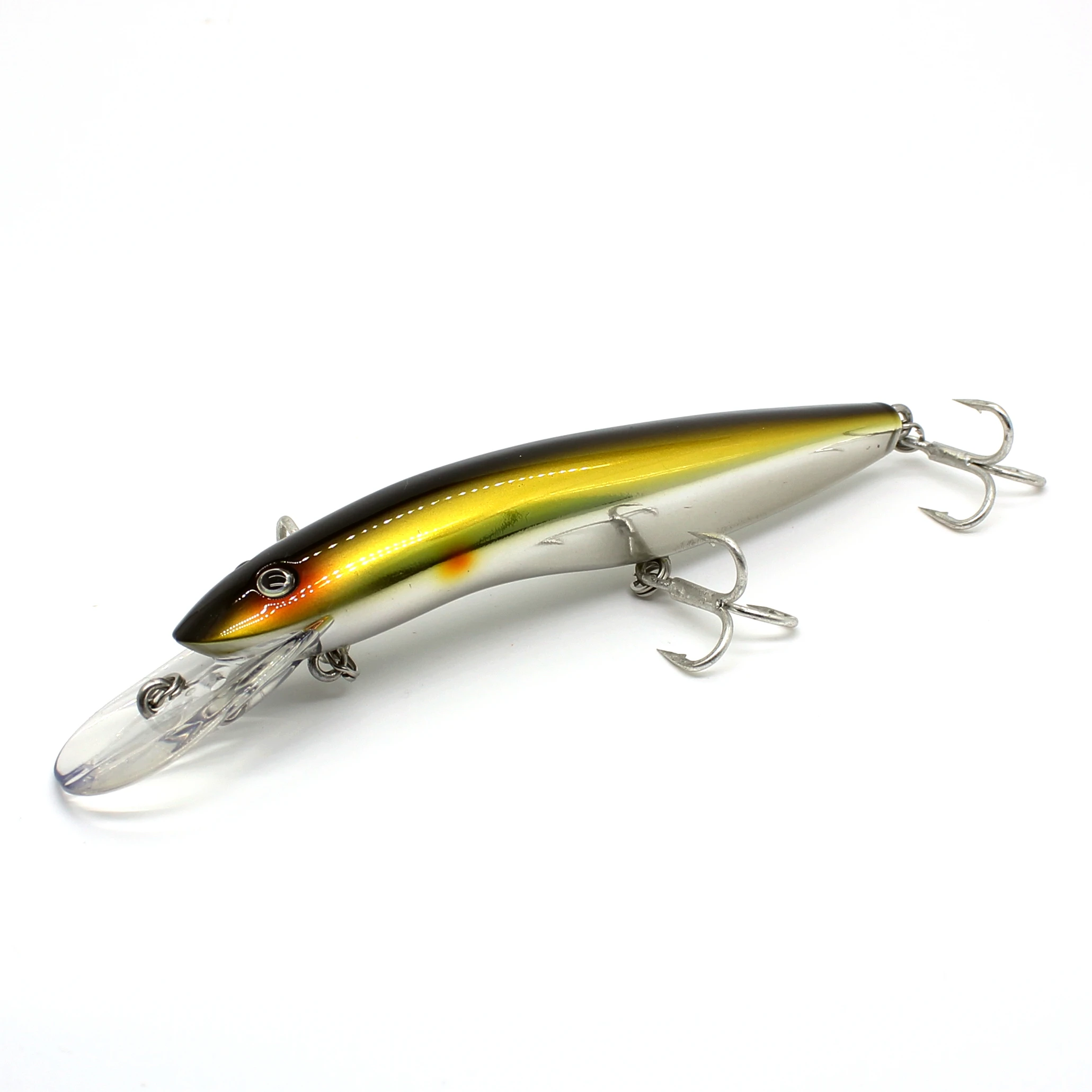 AOCLU Schwimm Minnow 125mm 26g Harten Köder Jerkbait Rassel 1PC Draht Für Tiefe Meer Boot Felsen Locken 4X Höhen Haken Japan Qualität – Detail 8