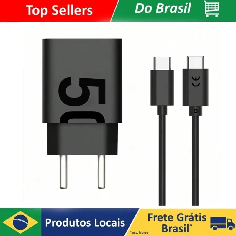 Carregador Rápido USB Tipo C 125W