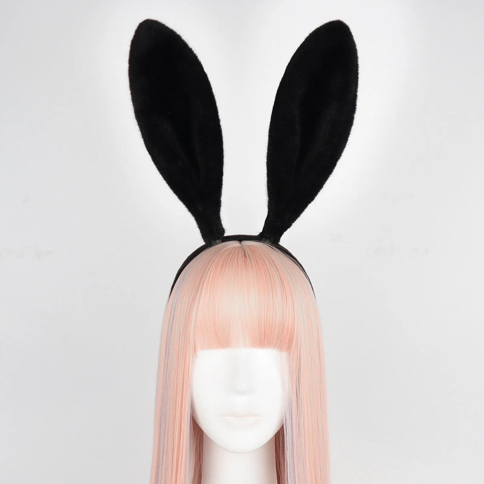 Vêtements de sauna de lapin pour filles, oreilles de lapin simulées, coiffure d'animal Kawaii, accessoire de cosplay Anime, accessoires Lolita, bande de sauna de carnaval