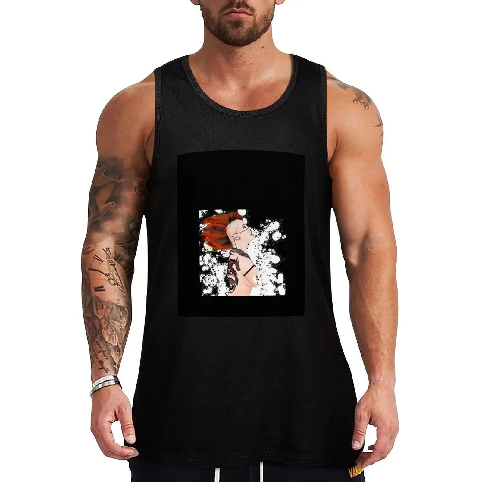 

Lisbeth Salander Tank Top men gym sleeveless vests singlets for men bodybuilding t shirt