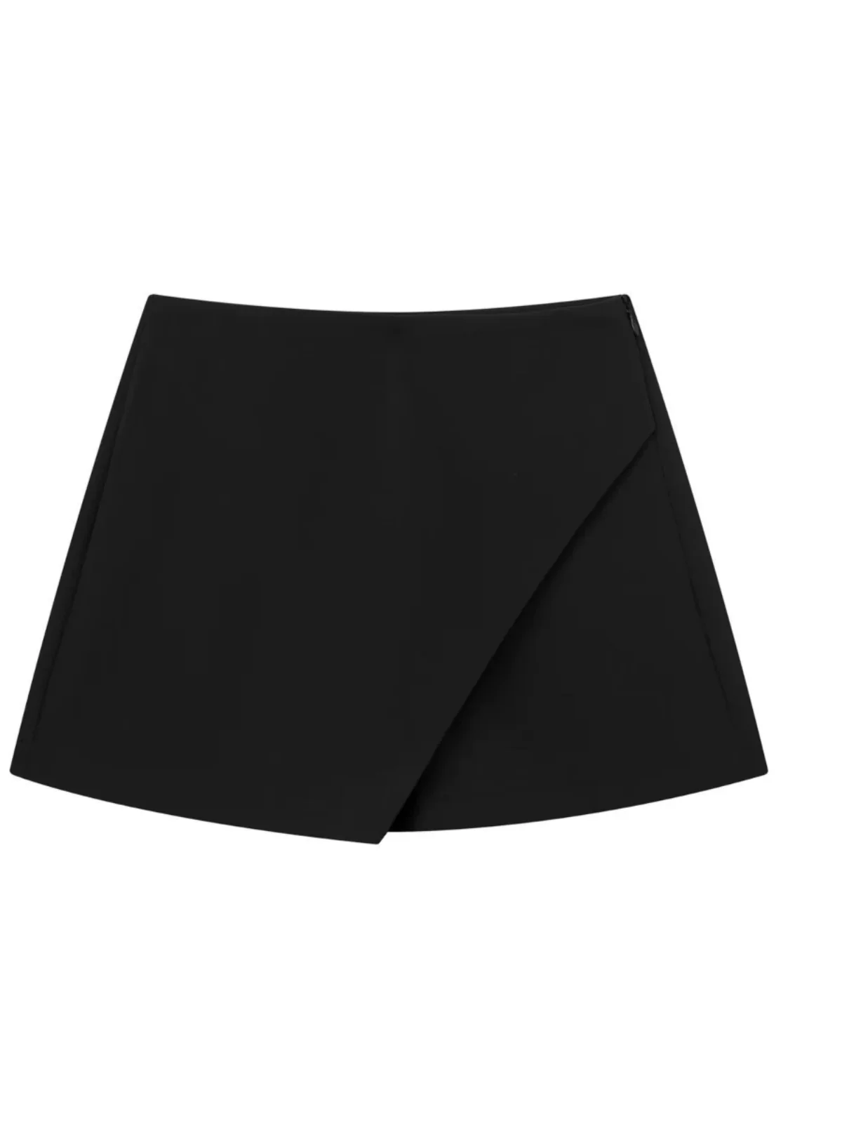 Falda asimétrica de cintura alta Pantalones Mujer Color Uneven Street Sle F-length Body una temporada de primavera