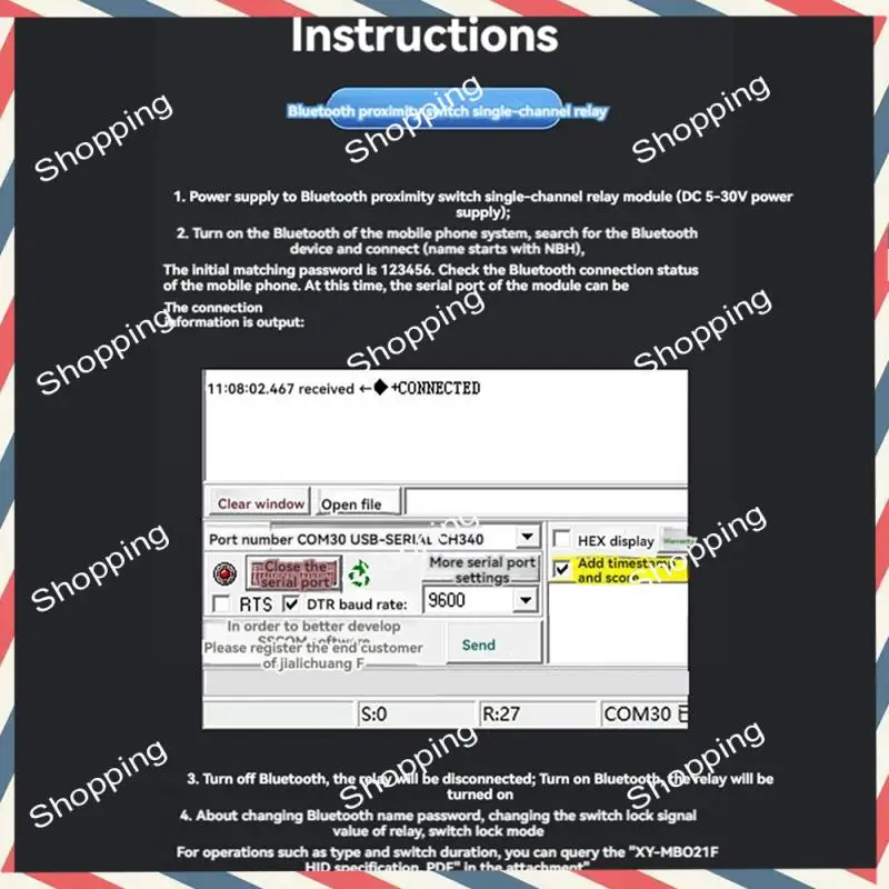 M20K Einzelrelaismodul Bluetooth Näherungsschaltermodul Auto Sense Handy Proximity Unlock Modul
