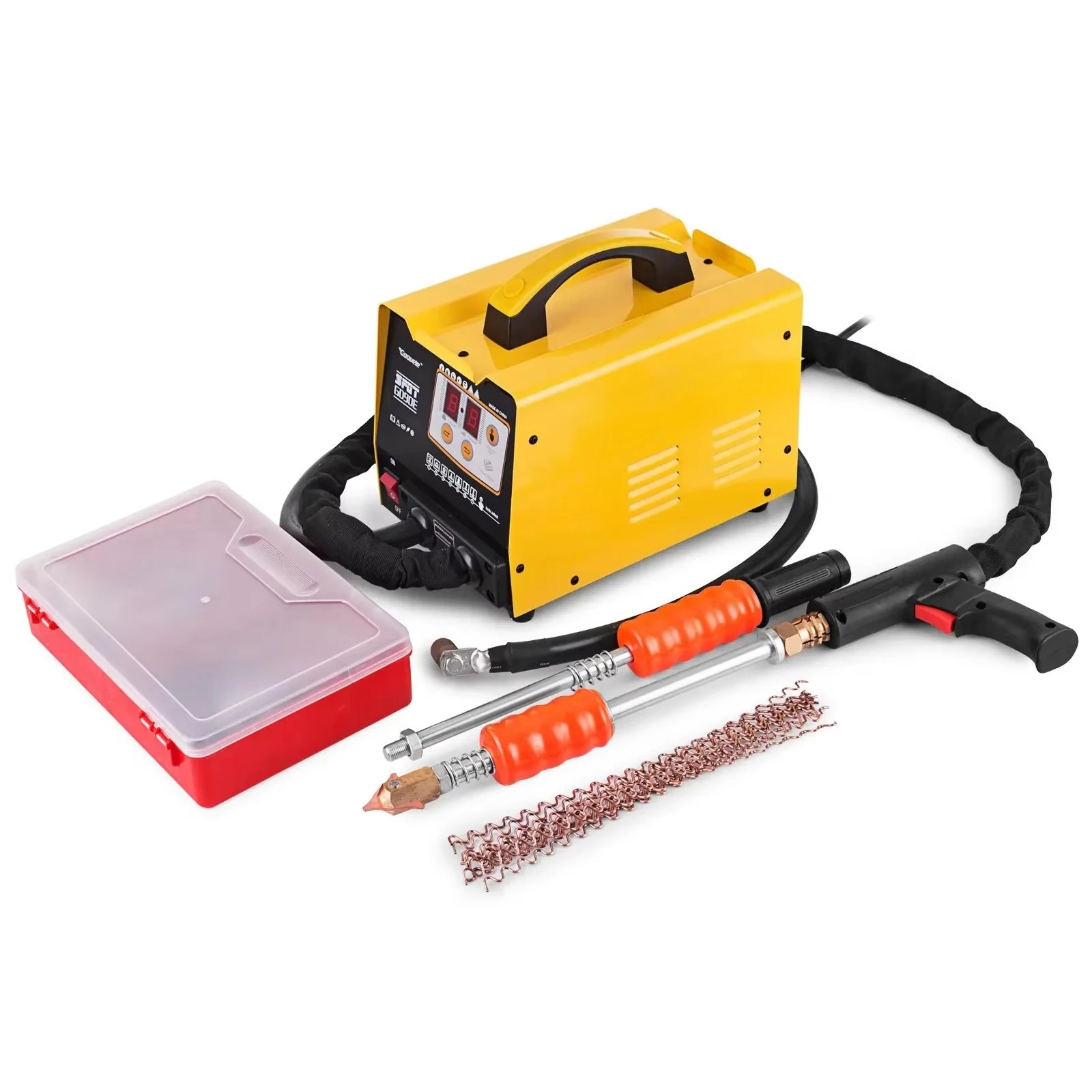 G90E 3000W Stud Welder Kit 7-Model Ca.r Body Dent Repa.ir With Spot Welding Ma.chine & Dent Puller Body Repa.ir Equipment