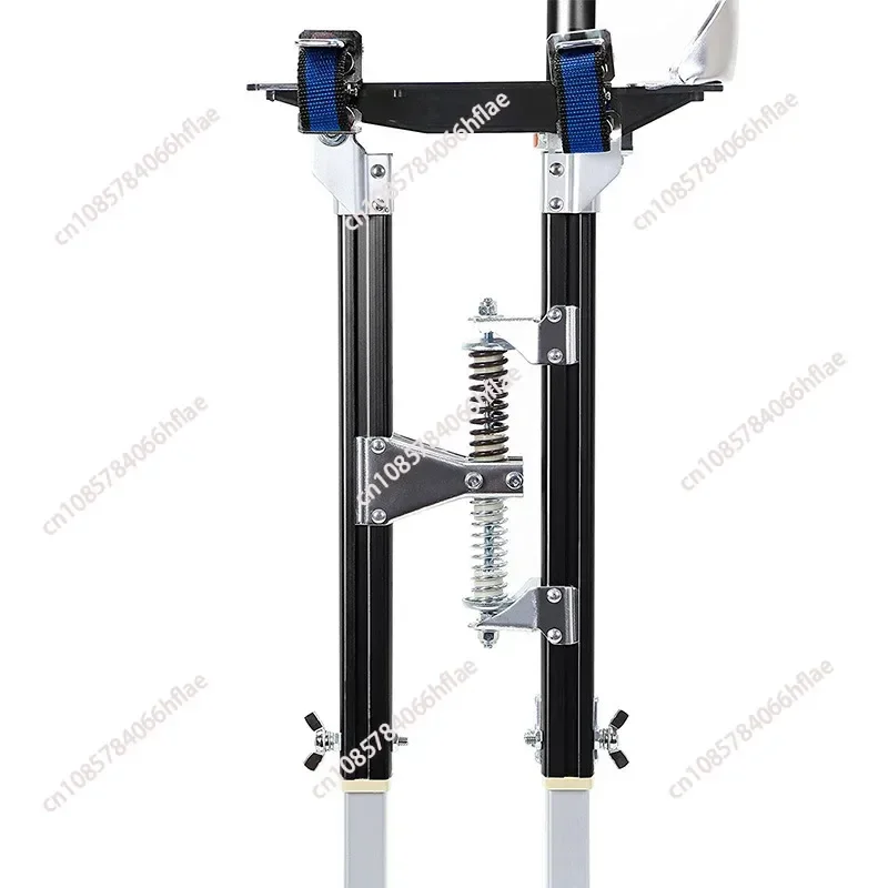 Drywall Stilts 18''-30''/36''-50'' Adjustable Aluminum Tool Stilts with Protective Knee Pads Non-Slip Work Stilts for Home