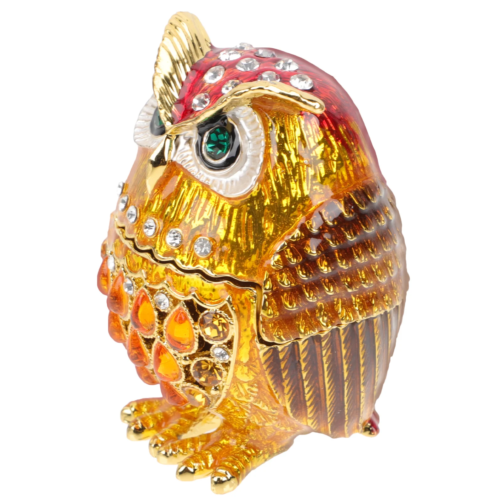 

Shiny Jewelry Box Clear Decorative Containers for Bracelet Ring Necklace Storage Gift Idea Owl Adornment Trinket Box Lightweight
