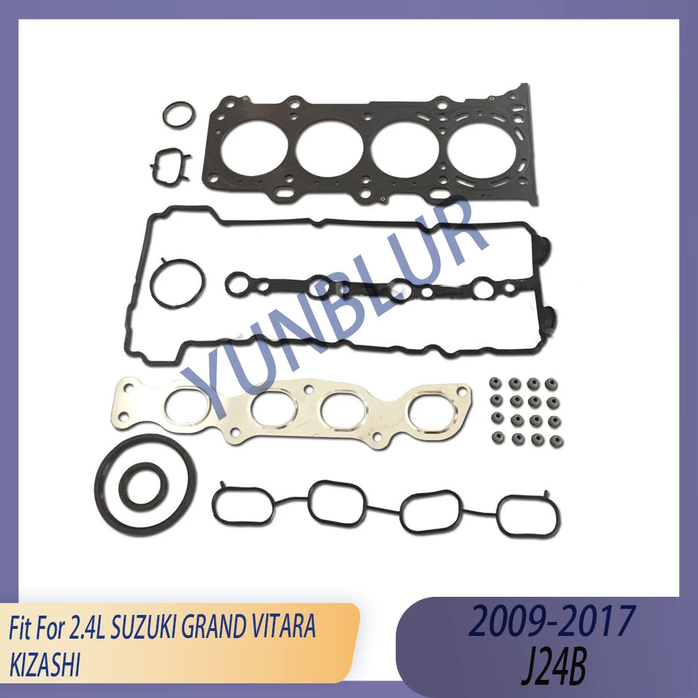 

Engine Parts Cylinder Head Full Gasket Set Fit 2.4 L GAS 09-17 J24B For SUZUKI GRAND VITARA KIZASHI 11400-66820