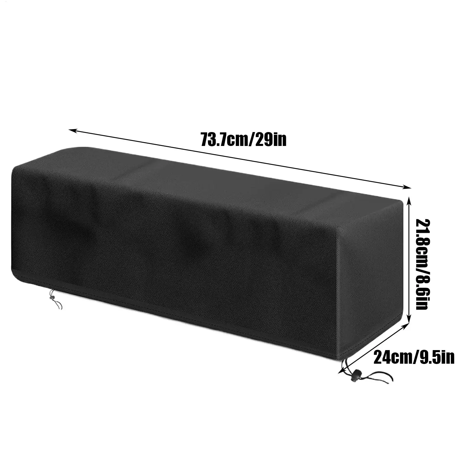 Capa para lareira ao ar livre, mesa de fogo para churrasco, abrigo à prova d'água, quadrado, resistente ao desgaste, para deck, varanda, praia