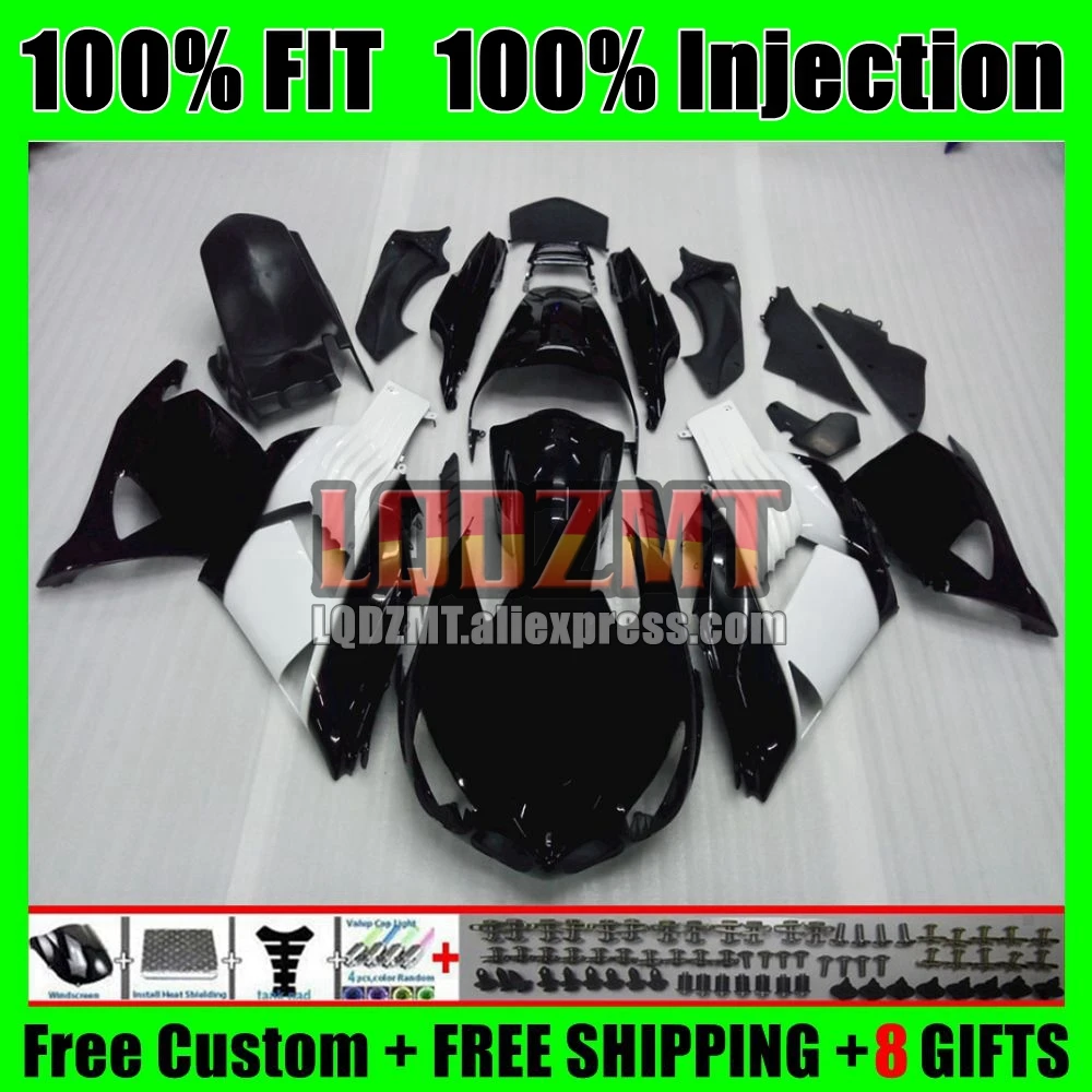 OEM Body For KAWASAKI NINJA ZX14R ZX-14R 12 13 14 15 16 17 71No.53 ZX 14 14R 2012 2013 2014 2015 2016 2017 Black West Fairing