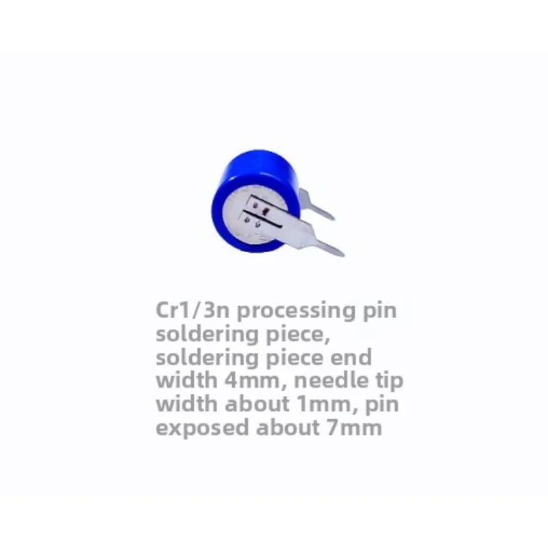 2-5PCS Replacement battery CR-1/3N button battery CR1/3N 3V digital camera flash button battery with solder feet
