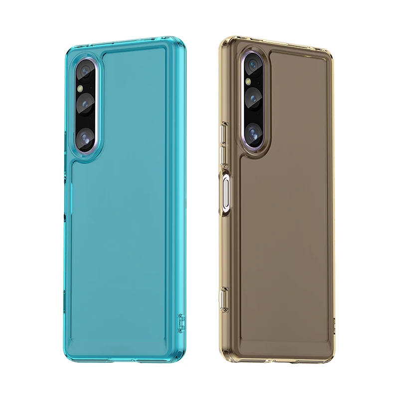 Candy Shockproof Silicone Bumper Phone Case For  SONY Xperia 1 V 10V Soft cases