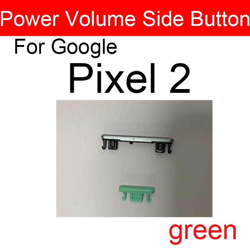 Power Volume Side Button For Google Pixel 2 2XL Power Volume Side Key Repair Parts