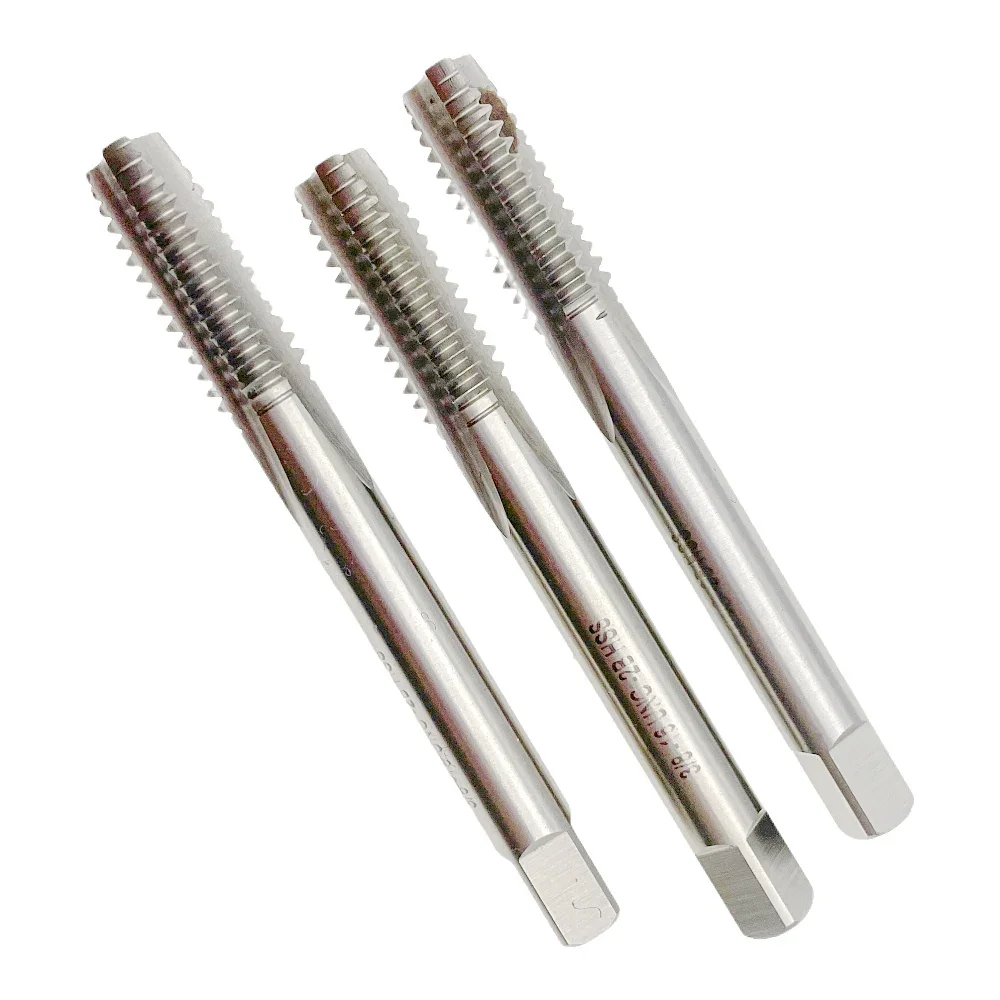 

3pcs 3/8x16 Tap Set RH 3/8-16 Thread 3 Flutes RIght Hand 3/8 - 16 Thread Tap 3/8 x 16 Threading Tool 3/8-16 Tap Set Hand Tools