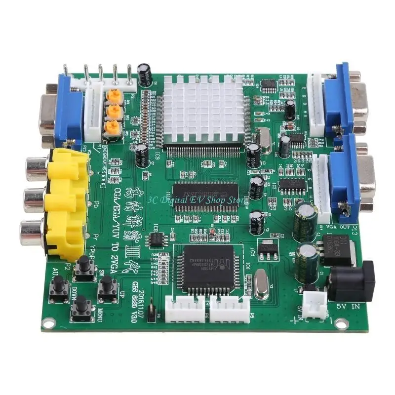 E74D Arcade Game RGB/CGA/EGA naar VGA Game Video Output Converter Board voor Arcade Game Monitor naar CRT LCD PDP -projector