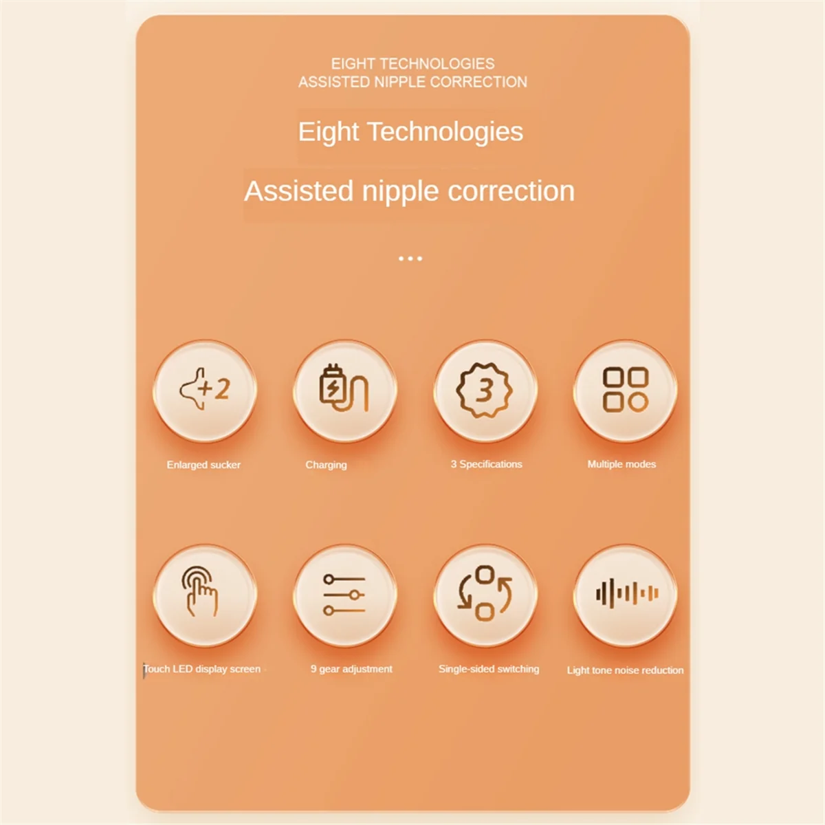 Portátil elétrico invertido mamilo Corrector, planas e invertidas mamilos com facilidade para ajudar a amamentação-A