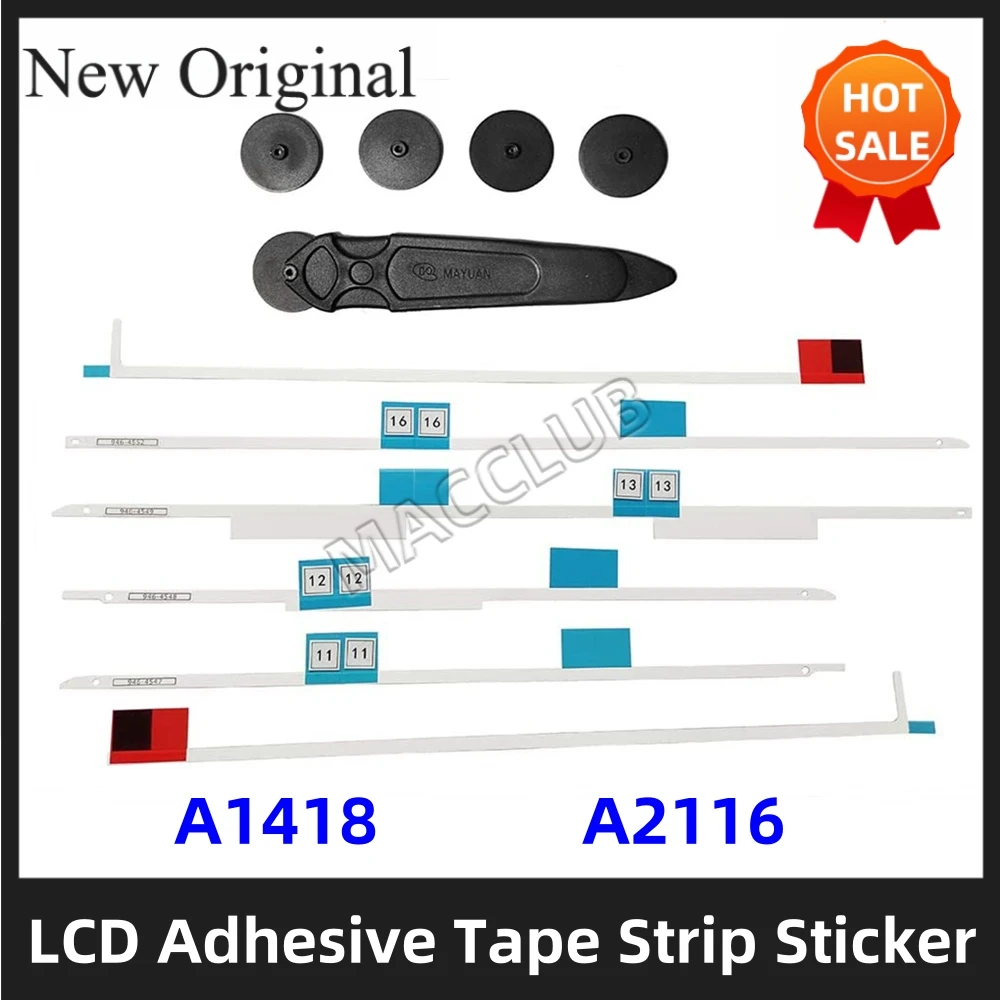 Adhesive Tape Strip Sticker + Opening Wheel Tool Kit for iMac 21.5 A1418 (2012-2015) A2116(2017-2020) LCD Adhesive sticker