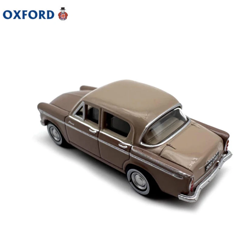 

OXFORD 1:76 Hillman Minx Caramel 56, имитация сплава, модель автомобиля, классический сувенир для взрослых, подарок, статический дисплей