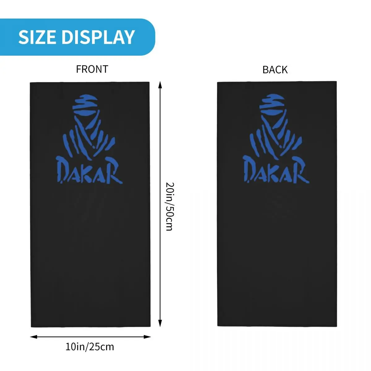 Dakarr Rally Game Car Bandana غطاء الرقبة المطبوع قناع دراجة نارية وشاح متعدد الاستخدام قناع الوجه الجري للجنسين الكبار قابل للغسل