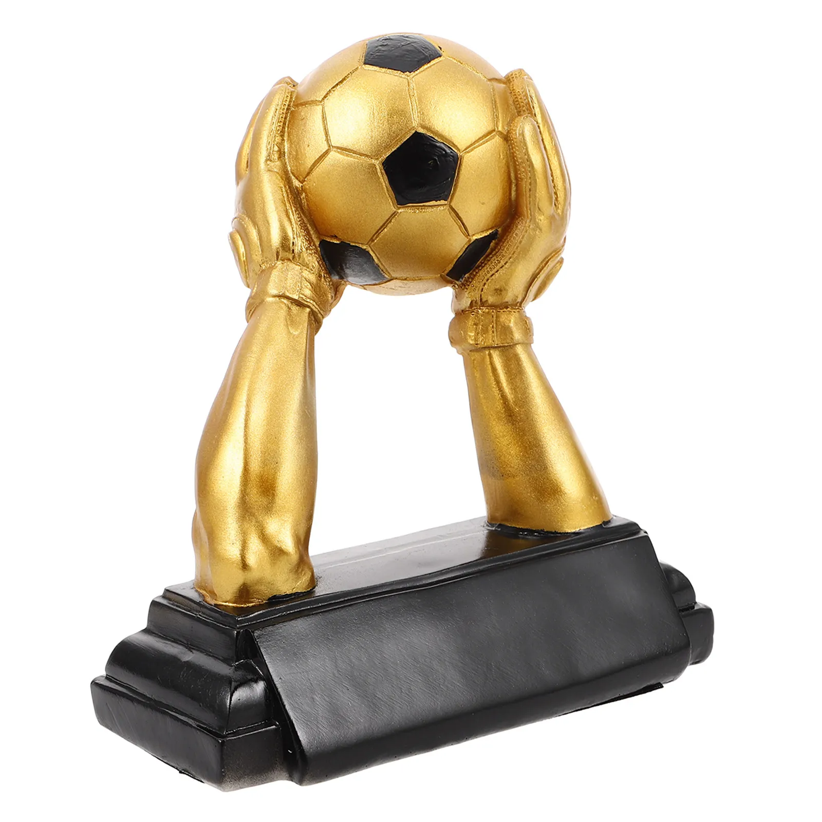 Gold Ball Soccer Trophy Resin Durable Football Award for Competition Trophy Decorations Trophies for Adults Trophies