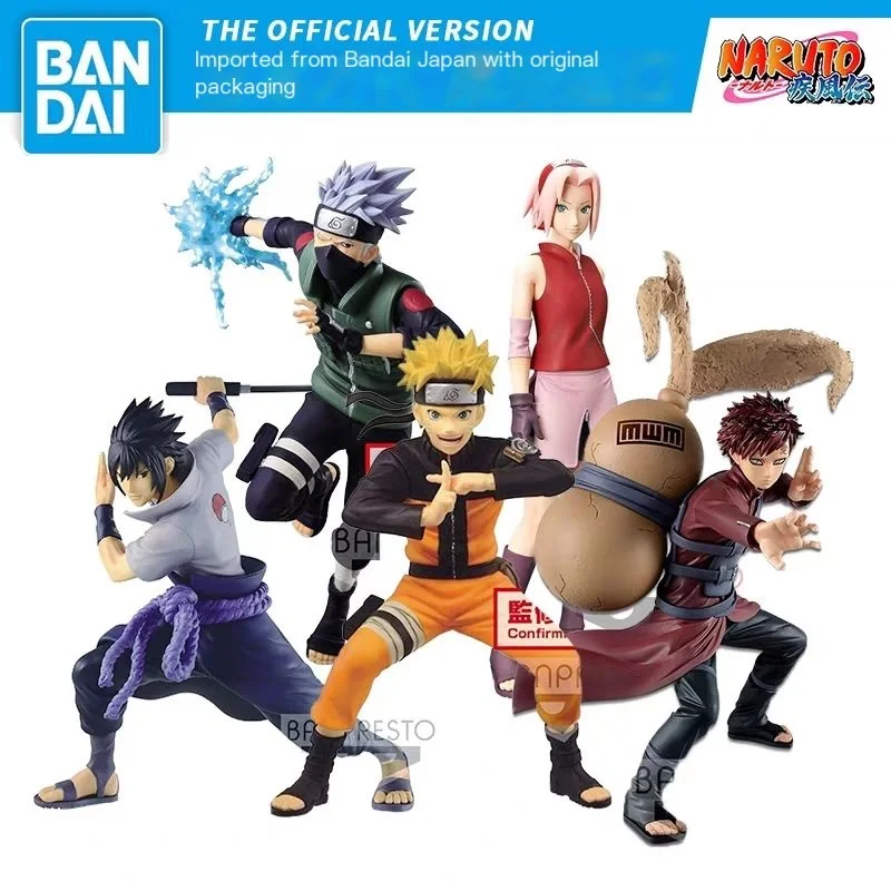 

Bandai Naruto Figures, Scenic Glasses Factory Crazy Wind, Uchiha Sasuke Itachi Kakashi Naruto Ornaments Model Toys Collection