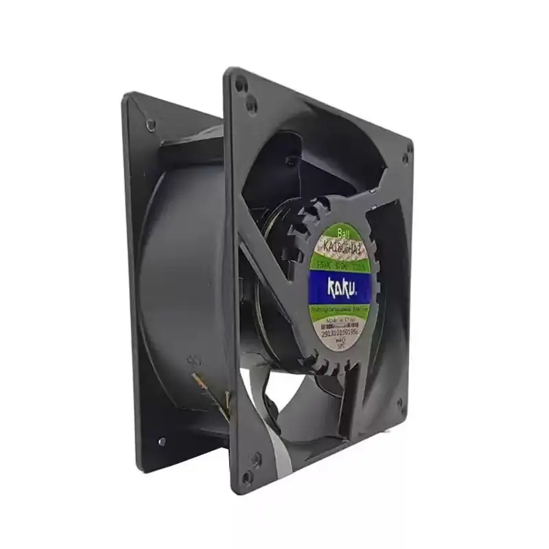 Original For KAKU KA1806HA3 AC 380V 415V 18060 180mm Aluminum Dual Ball Bearing Heavy Duty Industrial Cabinet Axial Cooling Fan
