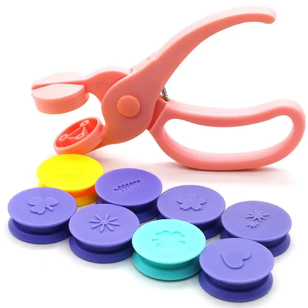 Paper Knurling Machine for Kids, DIY Stationery Embosser, Toy Embossing Process, Alta Qualidade, 4 a 8 Padrões