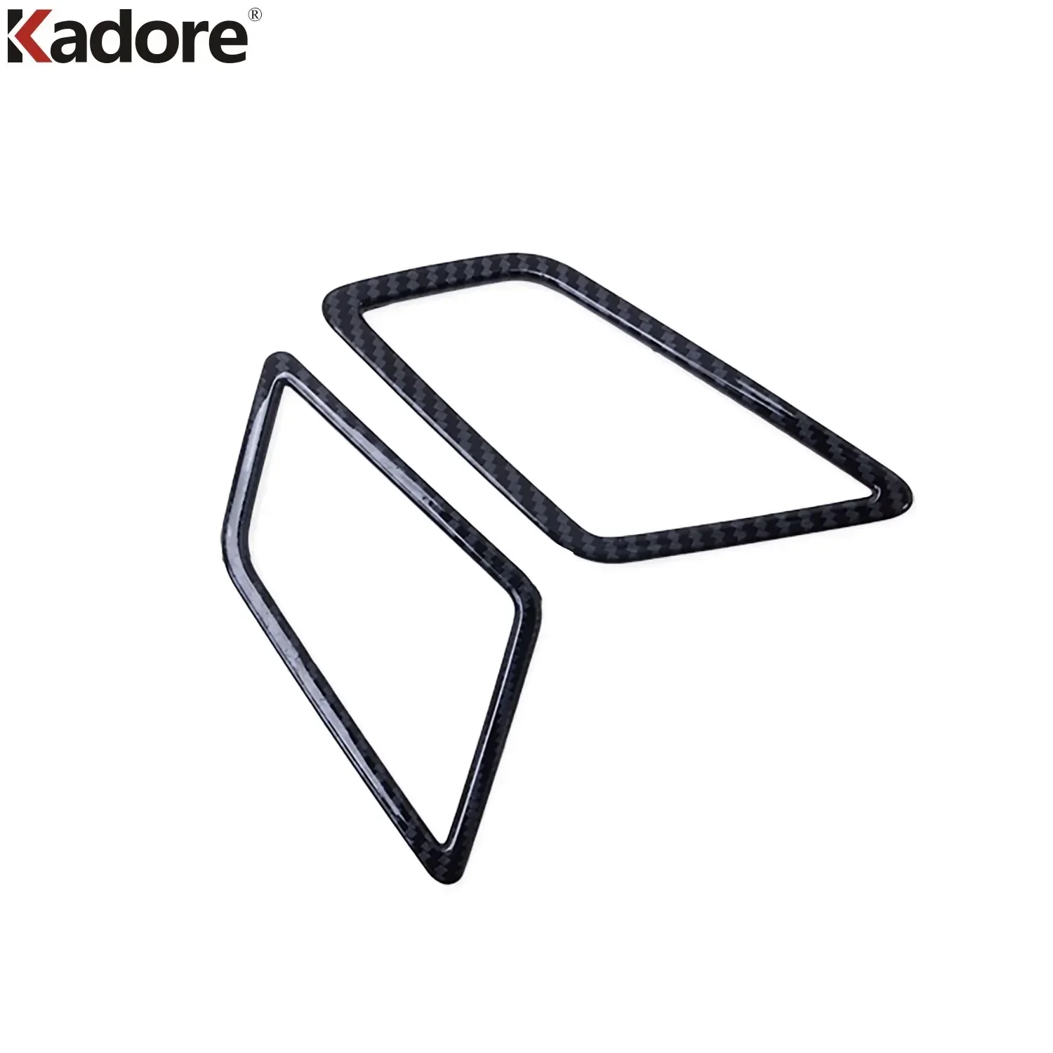 لميتسوبيشي أوتلاندر 2022 2023 2024 2025 ألياف الكربون الجانب الأمامي غطاء فتحة التهوية منفذ لوحة الإطار الكسوة الملحقات الداخلية #2