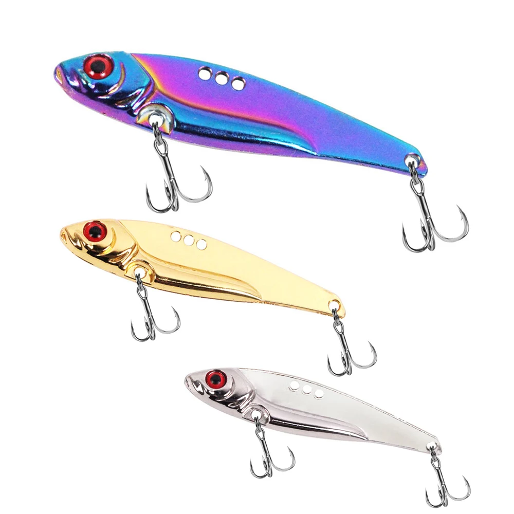 1pc Metal Spinner Spoon Fishing Lures 7/10/12/14/18g Gold Silver Artificial Bait With Feather Treble Hook Trout Pike Bass Tackle