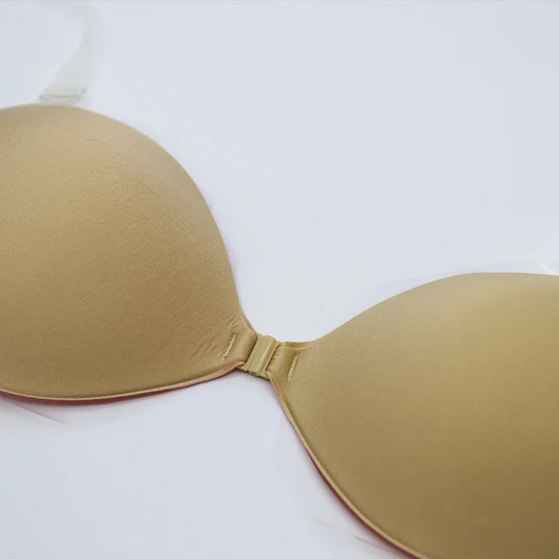 Sexy Push Up Silicone Bras Women Invisible Strap Backless Solid Bralette  Ladies Seamless Bras Self-Adhesive Removable Bra