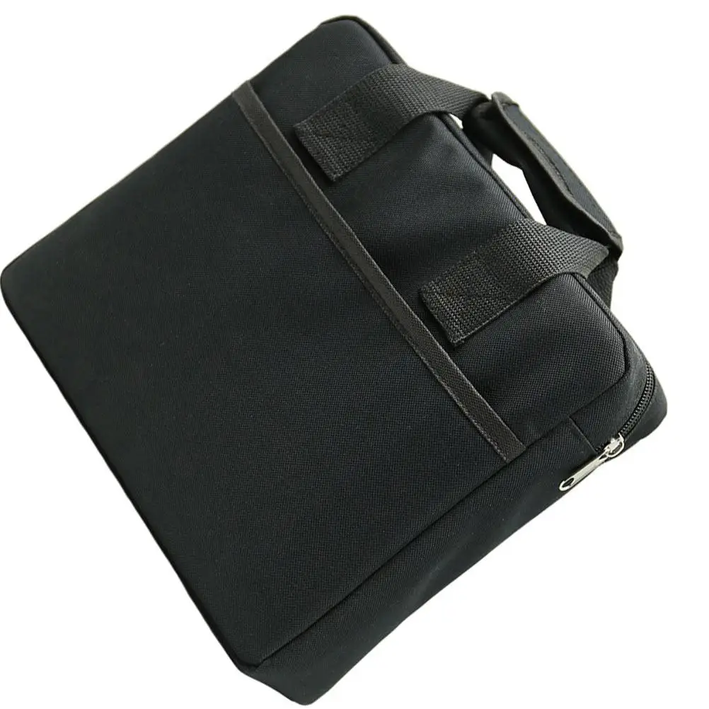 

Oxford Fabric Waterproof Portable Guitar Effector Box Storage Pouch Small Case Strong Handle External Pockets Metal