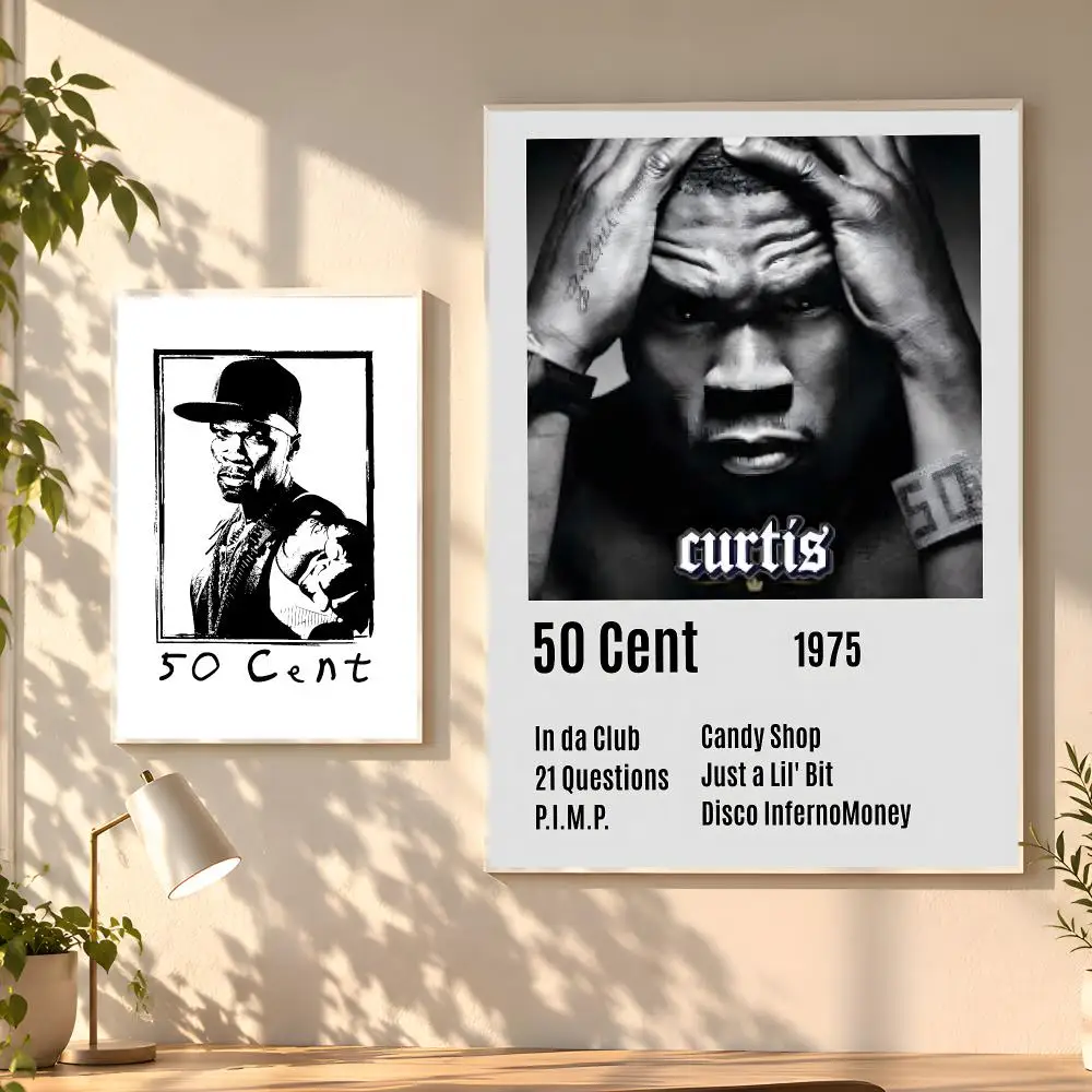 50 Cent Poster Creative Room Art For Dorm Bedroom Study Apartment Home Gift