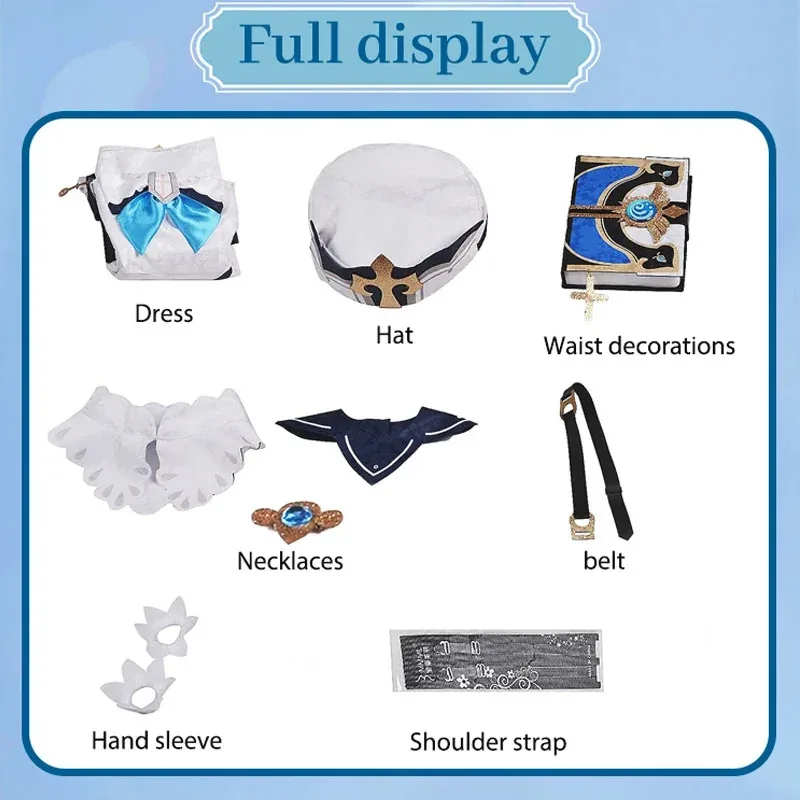 Disfraz de Barbara Genshin Impact, uniforme de Carnaval para adultos, disfraces de fiesta de Halloween de Anime, juego de mascarada para mujeres