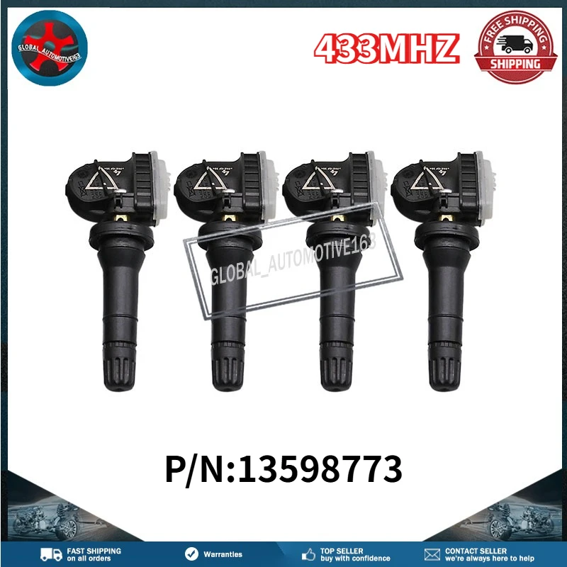 

433MHZ 13598773 Tire Pressure Monitoring Sensor For Opel Antara (L-A) Karl Mokka (J-A) Cadillac XT5 Vauxhall Antara Viva