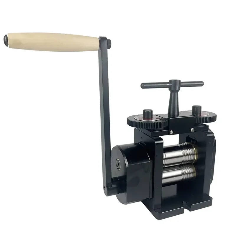 90mm Jewelry Tool Equipment Sheet Square Semicircle Pattern Wire Roller Mill Manual Combination Rolling Mill Machine
