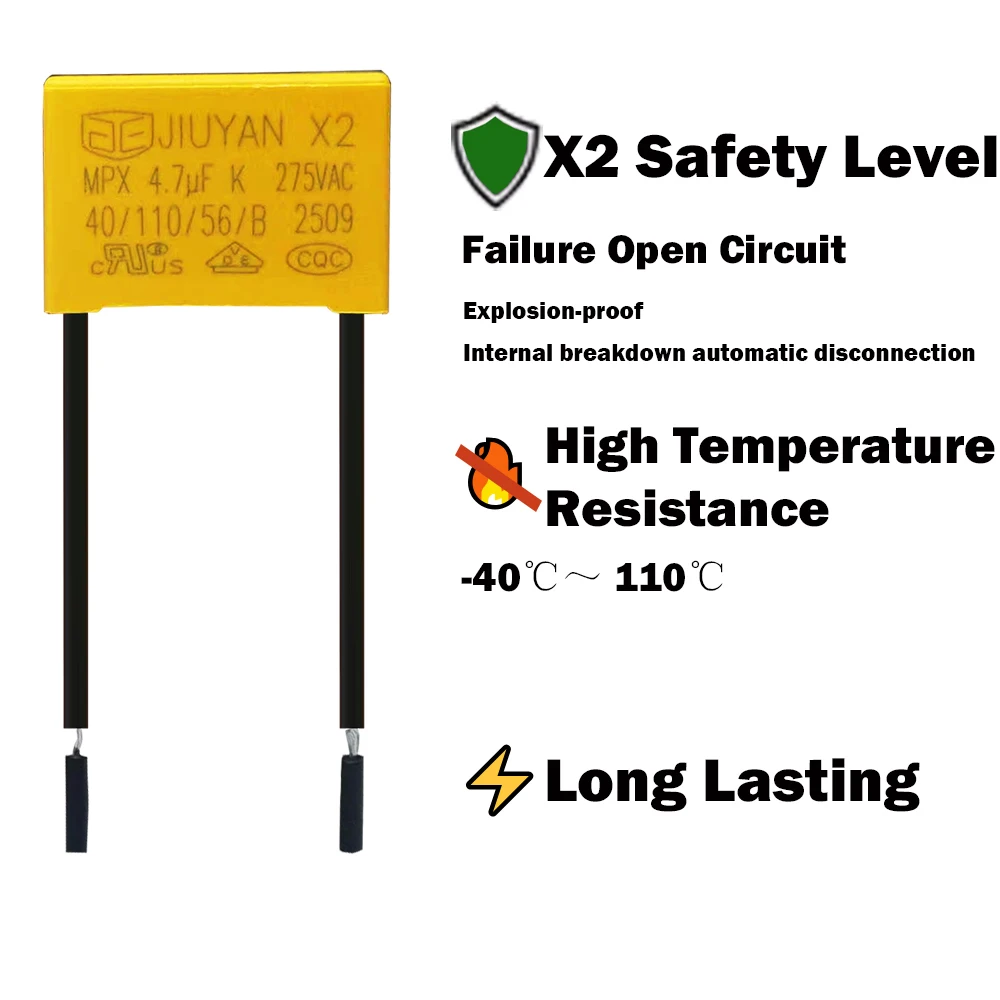 4.7uf 275vac capacitor X2 Safety 475K Microwave Capacitors Without Neutral