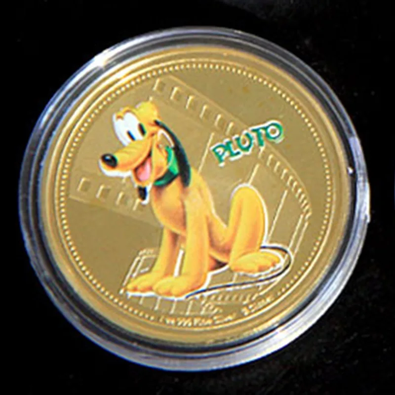 New cartoon character Mickey commemorative medal Donald duck Gao Fei Daisy Minnie Wishing reward collection craft gift wholesale