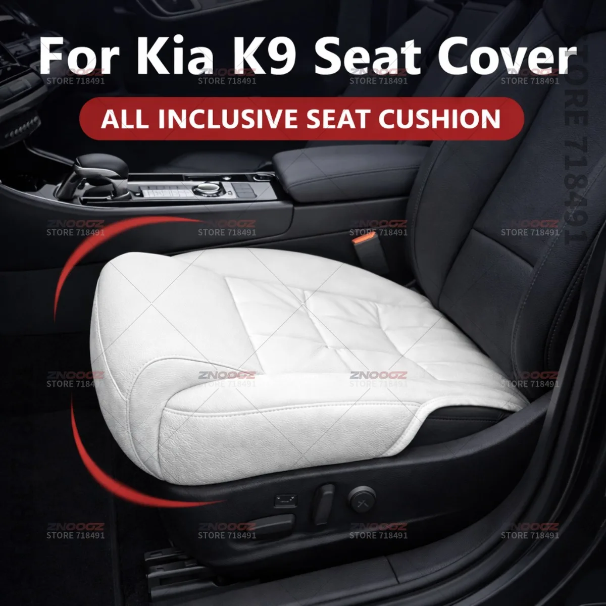 

Car Seat Leg Support Extension Seat Cover Memory Foam Extender Cushion Interior Accessories For Kia K9