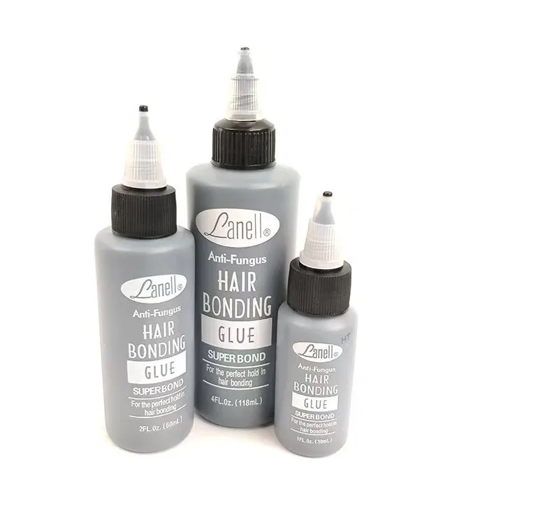 1Oz/2Oz /4Oz Anti-Fungus Hair Bonding Glue 30/60/118ml Strong Hold Adhesive for Wig Hair Systems