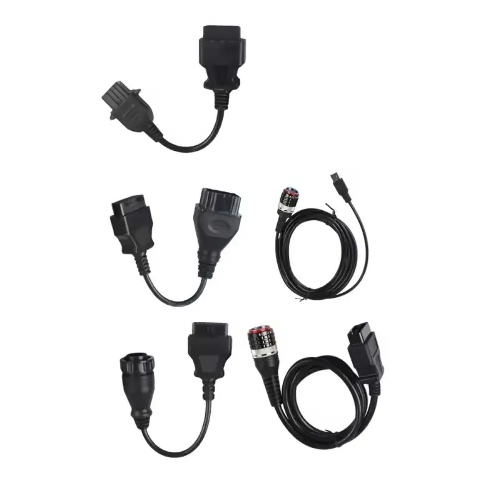 

Cable for VOCOM 88890300 VOCOM 2 II 88894000 adapter 5pc OBD 88890304+8 Pin 88890306+USB 88890305+14 pin+12 pin diagnostic cable