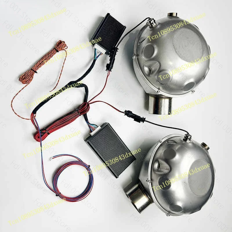 Universal Electric Exhaust Sound Booster Pro, 8 Selectable Engine Sounds, Active Exhaust Speaker System for Most Car Models