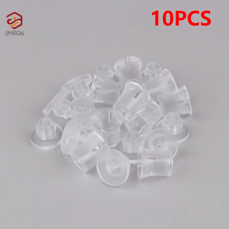 10 Pieces 14MM 20MM PC Translucent Advertising Nail Glass Nail Bracket Invisible Plastic Screw Frosted Screw Accessories