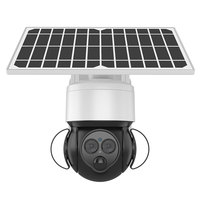 6MP Ubox APP Dual Lens 20x Zoom Full Color Solar Power WIFI/4G IP Dome Camera AI Humanoid Detection Security CCTV Baby Monitor
