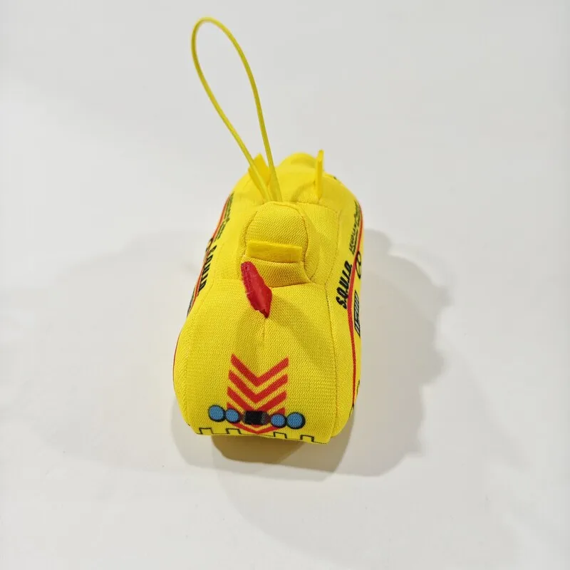 Japan SQUID Yellow Submarine Plush Pendant Soft Stuffed Hanging Ornament Gift