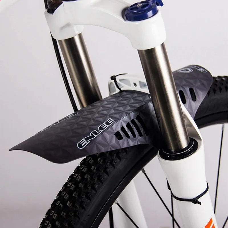 1/2PCS Mountain Bike Fender MTB Mudguard Front Rear Compatible Bicycle Mudguard Fits 26\