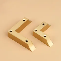 Brass Cabinet Table Sofa Chair Mat TV Book Cabinet Pad Wooden Furniture Leg Base Height Increasing Pad Leg Protector