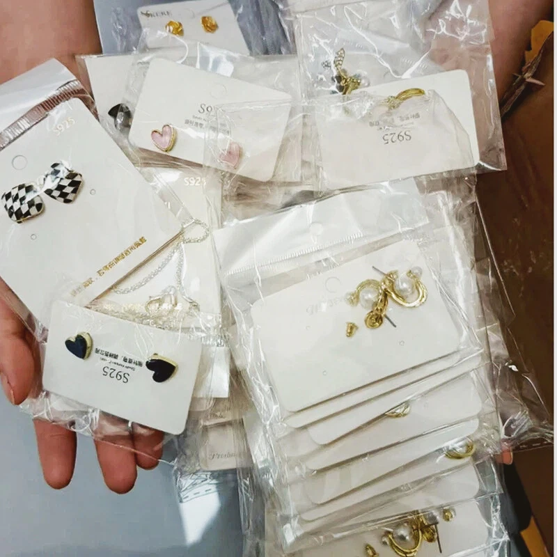 

Random 1/10/20/50 Piece Thin Jewelry Set Women Slim Necklace Narrow Earrings Fine Ring Delicate Accessory