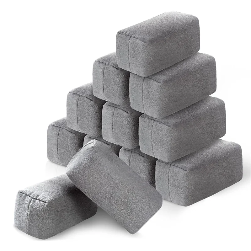 

A74E-Car Waxing And Coating For Detailed Suede Microfiber Applicator Pads 18Pack