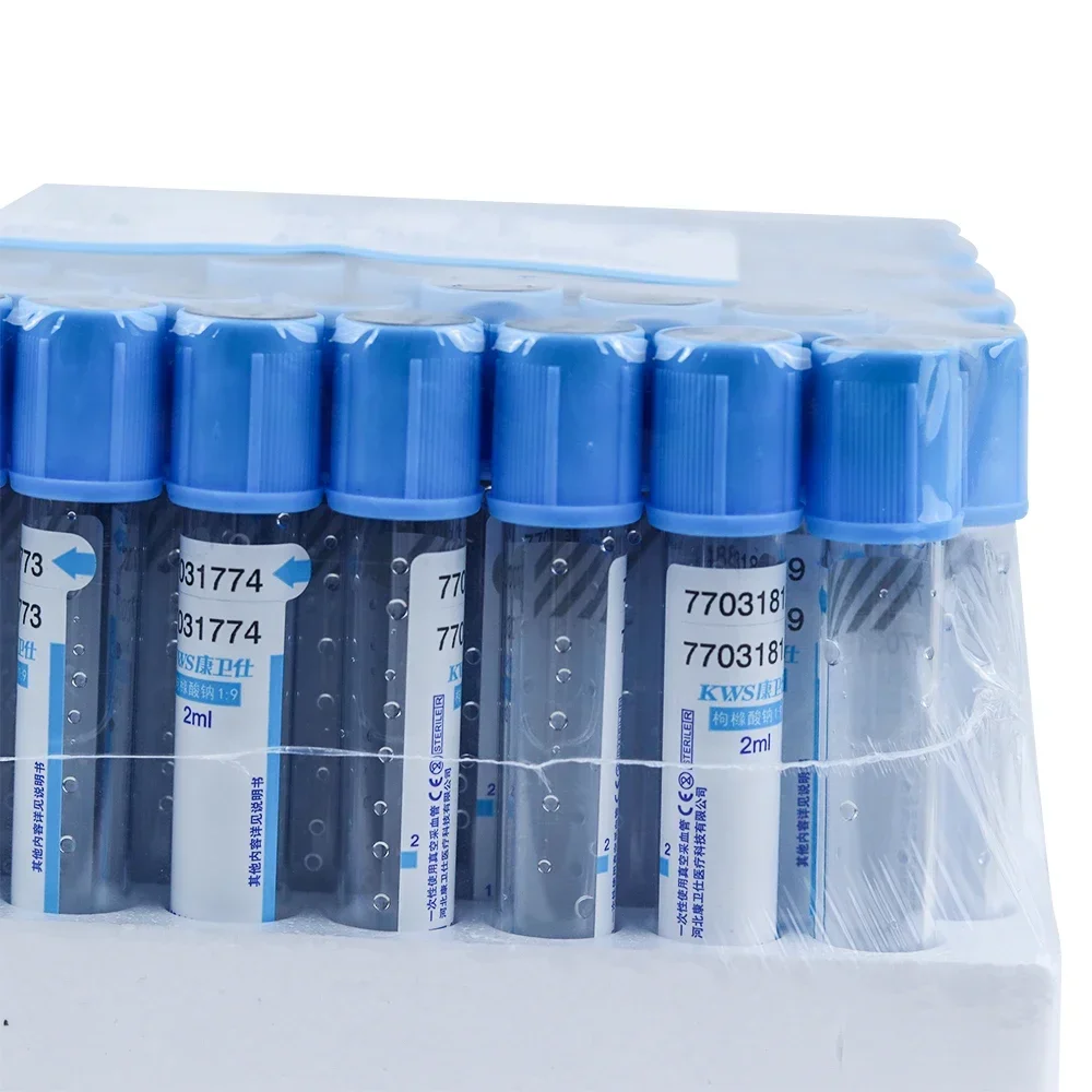 100pcs 2ml/5ml/10ml Vacuum Blood Collection Tubes Micro-volume Peripheral Blood Collection Tube for Pet Hospitals Lab