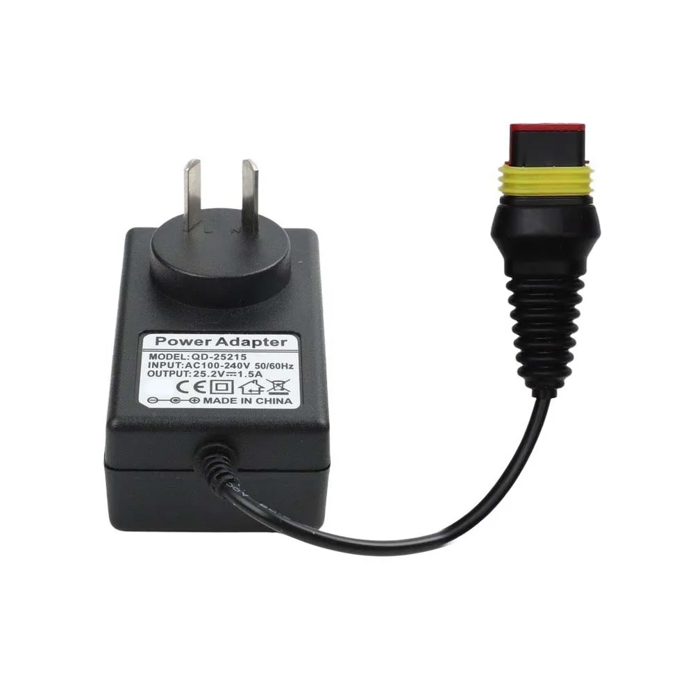 28V 1.3A DC Power Supply for Robotic Lawnmowers 105 305 310 315 315X 405X 415X R50Li R70Li R75Li with LED Indicator